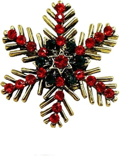 Kristall-Winter-Brosche, Art-Deco, Schneeflocke, Blume, Anstecknadel, Anstecknadel, Anstecknadel, Kleid, Zubehör, Ansteckblume für Hut, Tasche, Anzug, Krawatte, Strickjacke, Pullover, Dekoration,