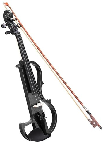 Violine Elektrische Violine In Voller Größe Massivholz Geigenklang Glatt Nicht Störend Brasilholz Bogen Steg-Kit