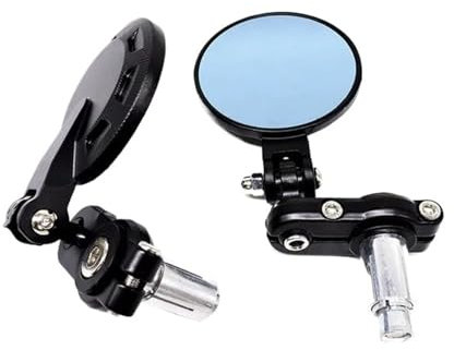Motorrad Rückspiegel Für Für 125 Motorrad Rückspiegel Runde Bar End Seitenspiegel Lenkerendenspiegel Motorrad