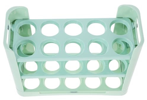 jojofuny Egg Storage Box for Refrigerator Door Narrow Multifunctional Food-grade Container Flip Design for Home Fridge Organization