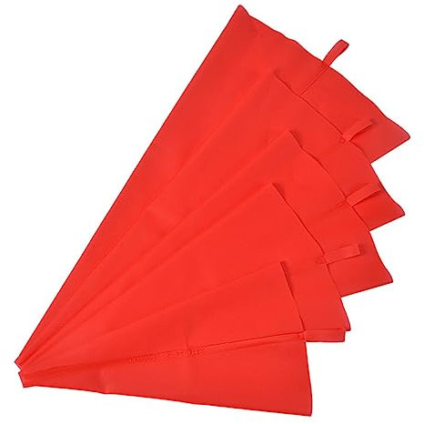 Cabilock 5piezas Mangas Pasteleras Reutilizables y Lavables para Glaseado De Pasteles Herramientas Decorativas para Cocina Repostería y Restaurantes