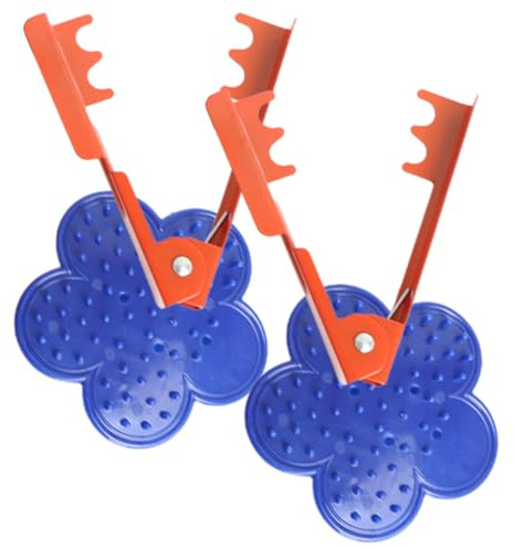 TOYANDONA Lot de 4 Outils de Jardinage à Main pour Fleuriste Sécateurs à Rosiers et Arrache-Épines en Acier Inoxydable Ergonomiques et Sécurisés pour Enlever Épines et Feuilles