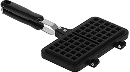 ACOGEDO Gaufrier Antiadhésif Double Face pour Céramique électrique à Gaz – Poignées en Acier Inoxydable Résistantes à la Chaleur, Cuisson Facile pour les Cafés et les Fêtes à la Maison