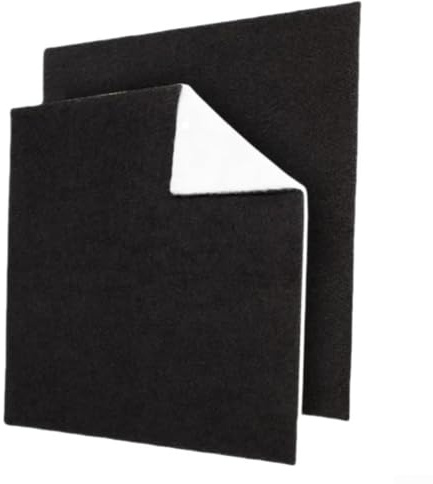 Filtro per cappa aspirante, filtro antigrasso a carbone attivo, 47 x 57 cm, tagliabile, in cotone, per la ventilazione della cucina