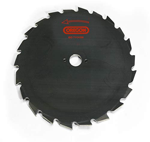 Oregon Brushcutter Saw Blade 225mm,25.4mm Centre Hole for Cutting Thick Woody Vegetation including Stems and Thickets, Professional and Heavy Duty,MAXI Type for 45cc+Trimmers and Larger Clearing Saws