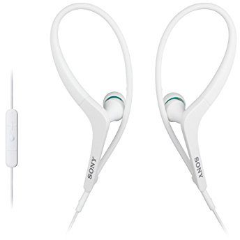 Sony MDR-AS400 Sports Headphones for Apple Devices - White