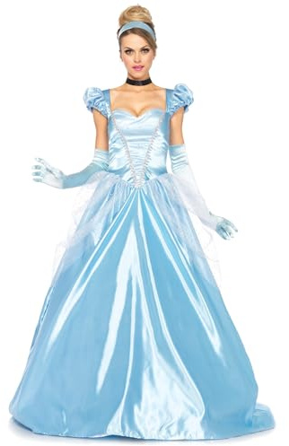 LEG AVENUE Damen Classic Cinderella Kost me, Blau, Medium (EUR 38)