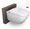 BERNSTEIN Dusch-WC Pro+ 1104 in Weiß, Spülrandloses Hänge-WC mit Bidet Funktion - Komplettanlage mit Fernbedienung Absenkautomatik selbstreinigende Düse