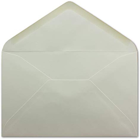 25 DIN B6 Briefumschläge Weiß - 12,5 x 19,5 cm - 90 g/m² Nassklebung - für Einladungen Weihnachtskarten Glückwunschkarten - Umschlag ohne Fenster - Glüxx-Agent