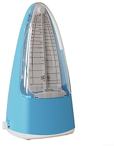 DAZZLEEX Mechanisches Metronom, Universal-Metronom, Vintage-Turm für Klavier, Gitarre, Ukulele, Violine und chromatisch (blau)