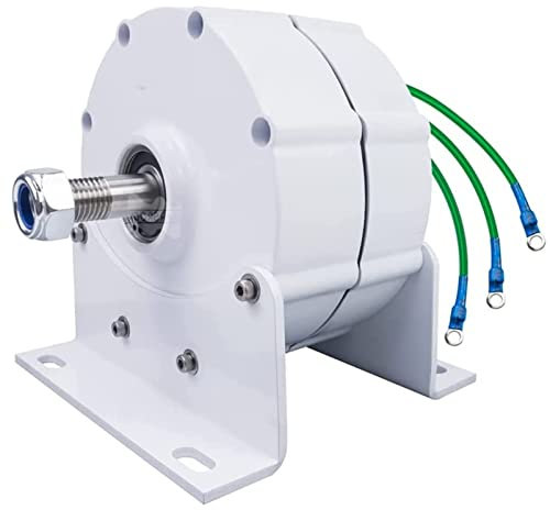ExoticaBlend 3 Phase Permanent Lichtmaschine, 12 V 24 V 48 V Permanentmagnet Elektromotor Generator DIY AC -Lichtmaschinenmaschinen -Permanentmagnetmotor,48V-800W