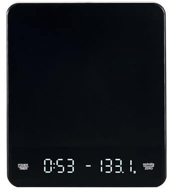 Coffee Scale Auto Timing Smart Coffee Scale, USB-C Rechargeable Digital Kitchen Scale, Electronic Espresso Scale, Drip Coffee Scale, Count-up Timer Scale, Graduation 0.1g, Max 3000g