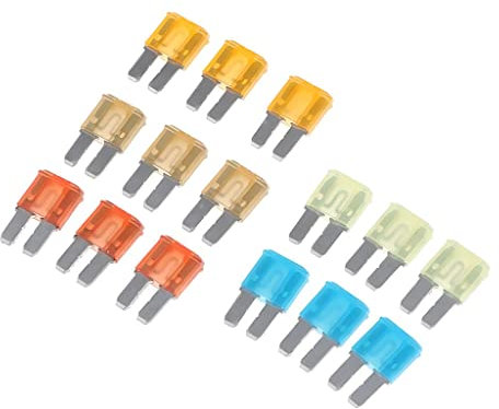 Tiuimk 15 Stück Micro 2 ATR Kfz-Sicherungen sortiert 5A 7,5A 10A 15A 20A Set