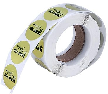 EXCEART Namensaufkleber Für 500 Stück Runde Selbstklebende Backverpackungsaufkleber Für Süßigkeitentüten-