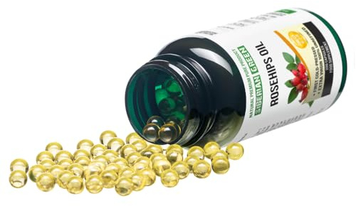 Siberian Green Capsule di olio di semi di rosa canina 200 capsule selvatiche raccolte Siberia Altai pressate a freddo non raffinate