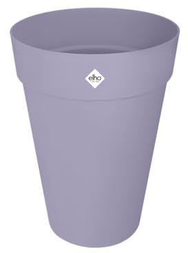 Elho Loft Urban Rond Haut 35 - Pot De Fleurs pour Extérieur - Ø 33.5 x H 45.3 cm - Violet/Lavande Lilas