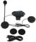 Casque de moto Bluetooth, casque de moto BT - Interphone Bluetooth - Bleu Tooth V5.0 - Sans fil - Mains libres - Intercom - Pour moto - Pour l'extérieur - Pour GPS, contrôle des appels de musique