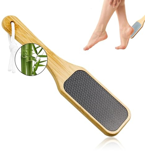 CHSEROK Fußraspel Hornhaut, Nanoglas Hornhautraspel Fuß, Mit Griff Hornhaut Raspel, mit Seil, Fußpflege, Geeignet für Zuhause und Schönheitssalon, Abgestorbene Haut an Händen und Füßen Entfernen