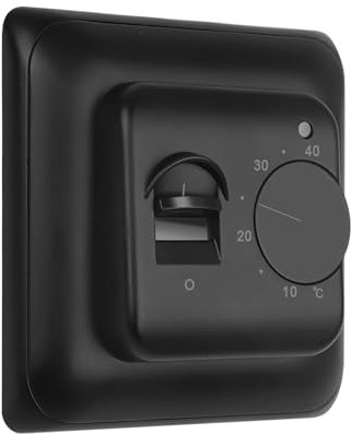 CNBINGO Raumthermostat Fußbodenheizung Elektrisch Regler mit Fühler, Mechanisch Thermostat Fussbodenheizung Elektrische Fusbodenheizungsregler Unterputz