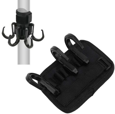 Gancho para Colgar Sombrilla de Playa, Gancho de Plástico ABS con 6 Ganchos Desmontables, Soporte para Colgar Sombrilla de Playa, Accesorios de Playa para Toallas, Cámara, Gafas