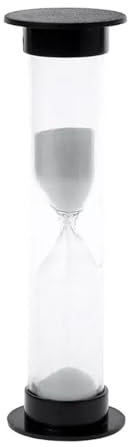 LSNNMU Clessidra 5 Pezzi Mini Clessidra Clessidra Orologio con Sabbia Timer Clessidra in Vetro plastica da 60 Secondi