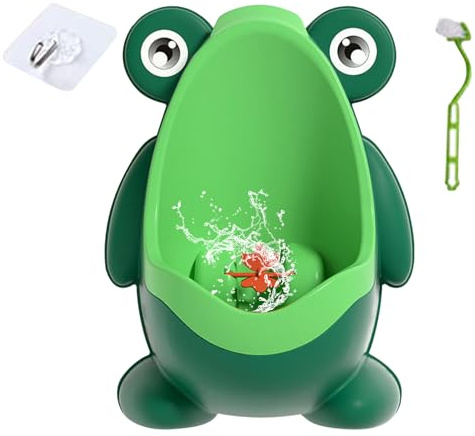 Bohany Urinoir pour enfant pour l'apprentissage de la propreté – Urinoir d'apprentissage de la propreté en forme de grenouille mignonne pour garçons – Toilettes interactives amovibles pour bébés