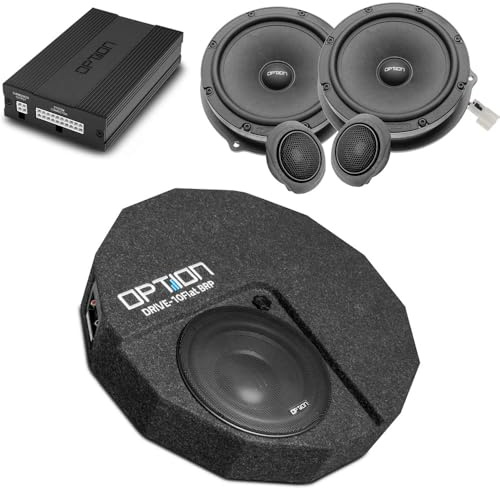 Option Sistema audio DSP V2 compatibile con Dacia Bigster DJF (dal 2025 con sistema audio standard di fabbrica) – 100% Plug & Play con amplificatore DSP, subwoofer ruota di scorta e altoparlante
