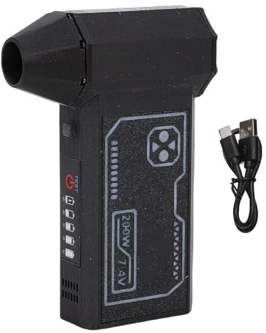 Marhynchus Spolverino Elettrico Ricaricabile Senza Fili, Aeratore Elettrico, 130.000 Giri/min, Potente Pistola con Batteria 4.000 MAh, 3 velocità, per la Pulizia della Polvere della
