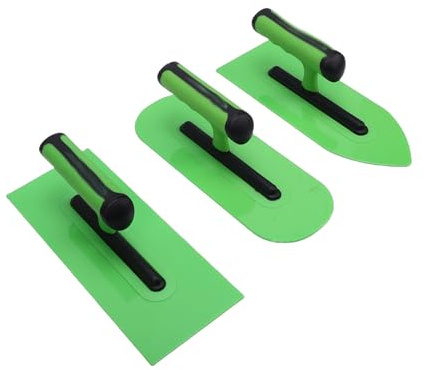 ZDAGELD Kit Cazzuola in Plastica ABS, Cazzuole a Punta Quadrata e Tonda con Manico in TPR per la Lavorazione del Legno, Edilizia, Manutenzione, Non Include Struttura per Chiodi