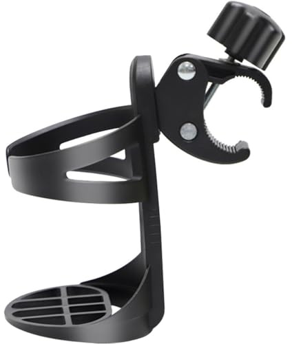 POPETPOP Portavasos Desmontable para Andador, Silla de Ruedas y Cochecito, Accesorio Práctico para Bebidas Compatible Tazas, Botellas y Latas, Estante para Bebidas en Movilidad