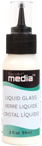 Deco Art Media Liquid Glass, 2-Ounce, Clear