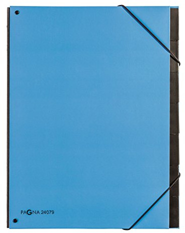 Pagna 24079-13 Pultordner Trend, 7-teilig, hellblau
