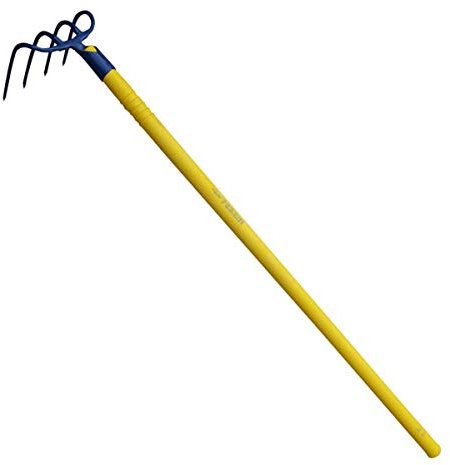 Outils perrin Croc à Fumier Courte Composite Tube 115, 4 Dents, 14cm Largeur