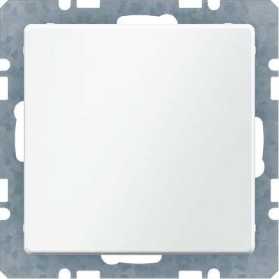 Termostato con BCU sin control manual, series berker Q.x de hager, blanco polar