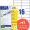 AVERY Zweckform 3484-200 Adressaufkleber (3.200 plus 320 Klebeetiketten extra, 105x37mm auf A4, bedruckbare Absenderetiketten, selbstklebende Adressetiketten mit ultragrip) 220 Blatt, weiß