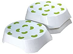 Marche d’Accès au Bain Moorea - Escabeau Empilable - Sénior - Marche Pied pour Baignoire - Aide à la Mobilité - Surface Anti Dérapant - Hauteur Optimale 12cm - Rehausseur Médical