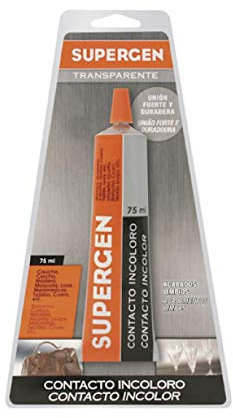 Tesa SUPERGEN Adhesivo de contacto, tubo de 75 ml (223562) (el empaque puede diferir)