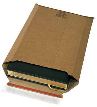 Versandtaschen Premium aus Mikro-Wellpappe Karton DIN A5 - flach:250x175mm / aufgestellt 220x125x50mm (PS.401) (50)