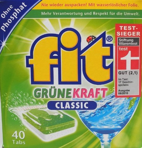 Fit Grüne Kraft Classic, Tabs ohne Phosphat
