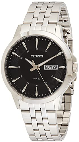 Citizen Orologio Analogo Quarzo Uomini con Cinturino in Acciaio inossidabile