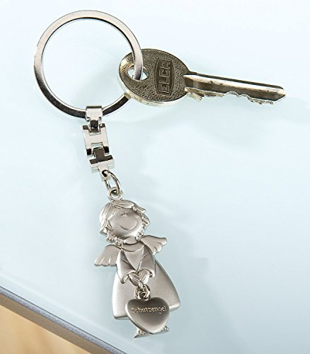 GILDE 50992 Schlüsselanhänger Schutzengel Silber