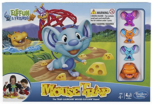 Hasbro Gaming Elefun & Friends Mousetrap Game
