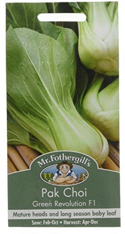 Mr Fothergill's 15819 Vegetable Seeds, PAK Choi Green Revolution F1