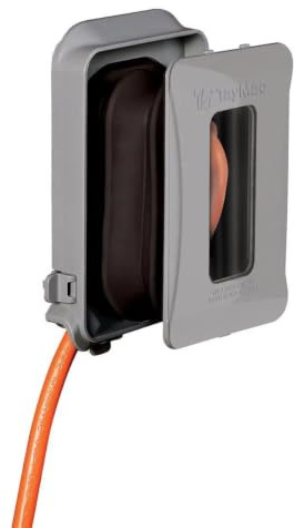 Taymac ML450G Single-Gang Mount 16-in-1 Flat Nonmetallic Weatherproof Vertical/Horizontal, 1-Pack, Gray