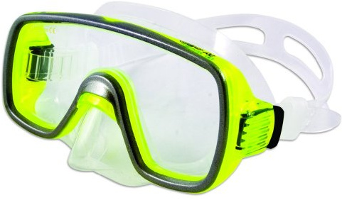 Salvas Tauchermaske Geo, transparent gelb, junior, CA105S2TYI