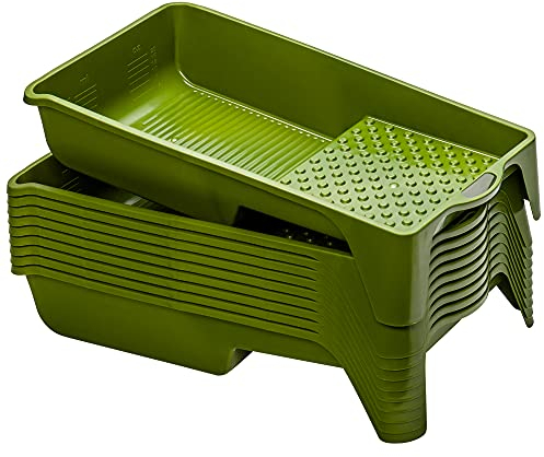 30 Stück Kunststoff Farbwannen 15x28x5