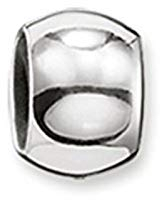 Thomas Sabo Damen Herren Stopper für Kette Armband Karma Beads 925 Sterling Silber Silikon KS0002-585-12