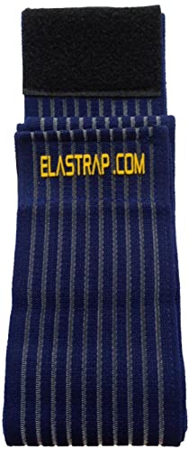 elastrap Bande Bandage Mollet élastique à Scratch - Protection Manchon Jambe Compression et Maintien Sangle réglable - Hommes, Femmes et Enfants