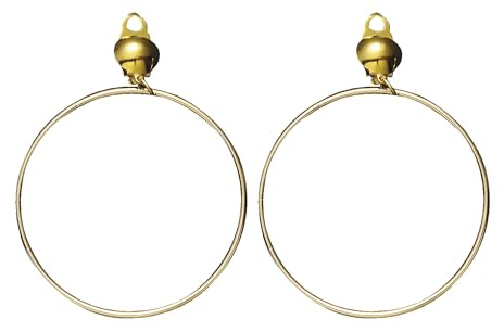 W WIDMANN MILANO Party Fashion 2973C - Ohrringe, gold, Wahrsagerin, Schmuck, Karneval, Mottoparty