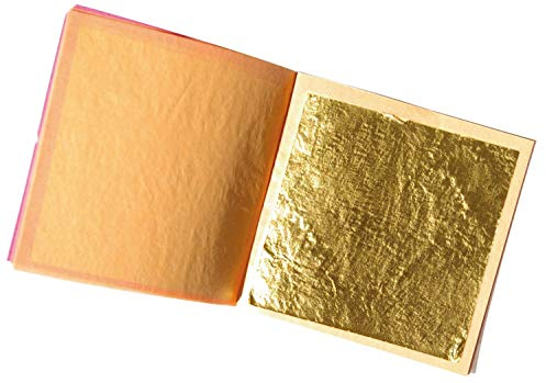 Scrapcooking Carnet de 5 Feuilles d'Or 22 Carats